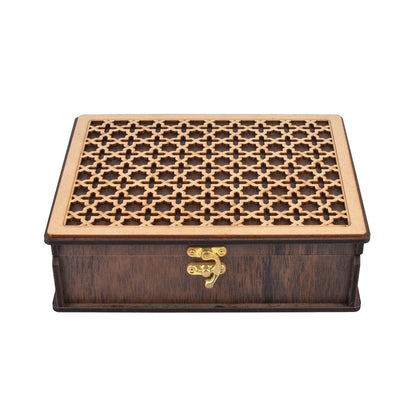 Wooden Engraved Multipurpose Storage Box