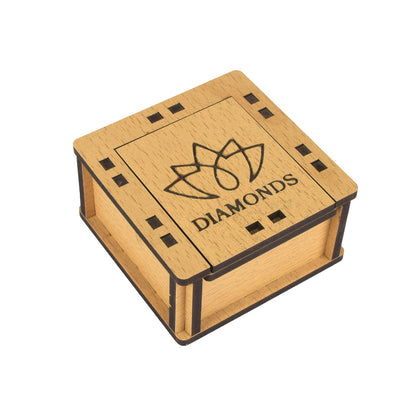 Hand-Carved Wooden Jewellery Box