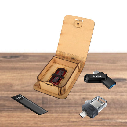 Wooden Pendrive Box