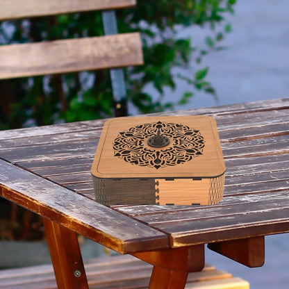 Handcrafted Wooden Dry Fruit Box