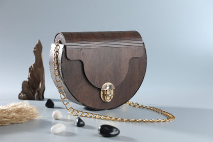 Wooden ROund Bag
