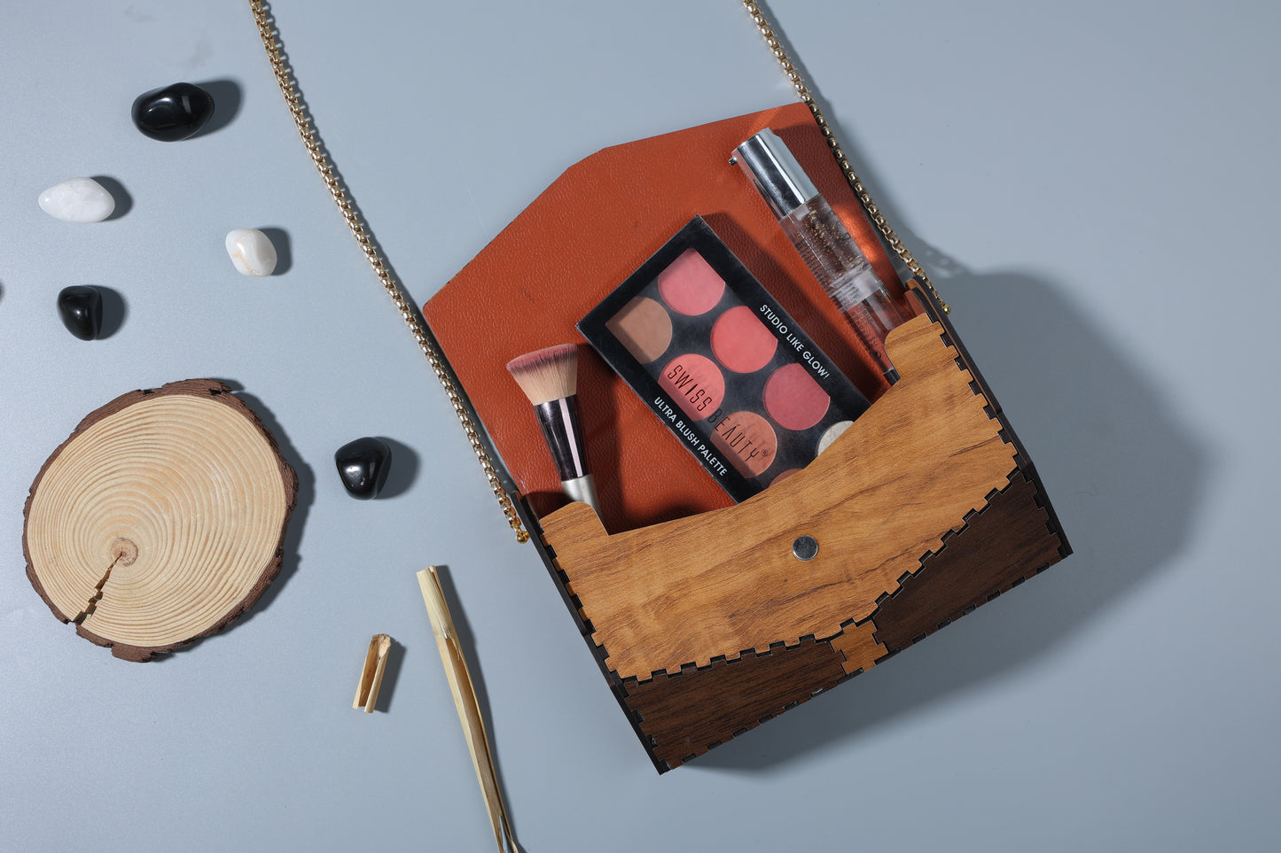 3D Wooden Purse