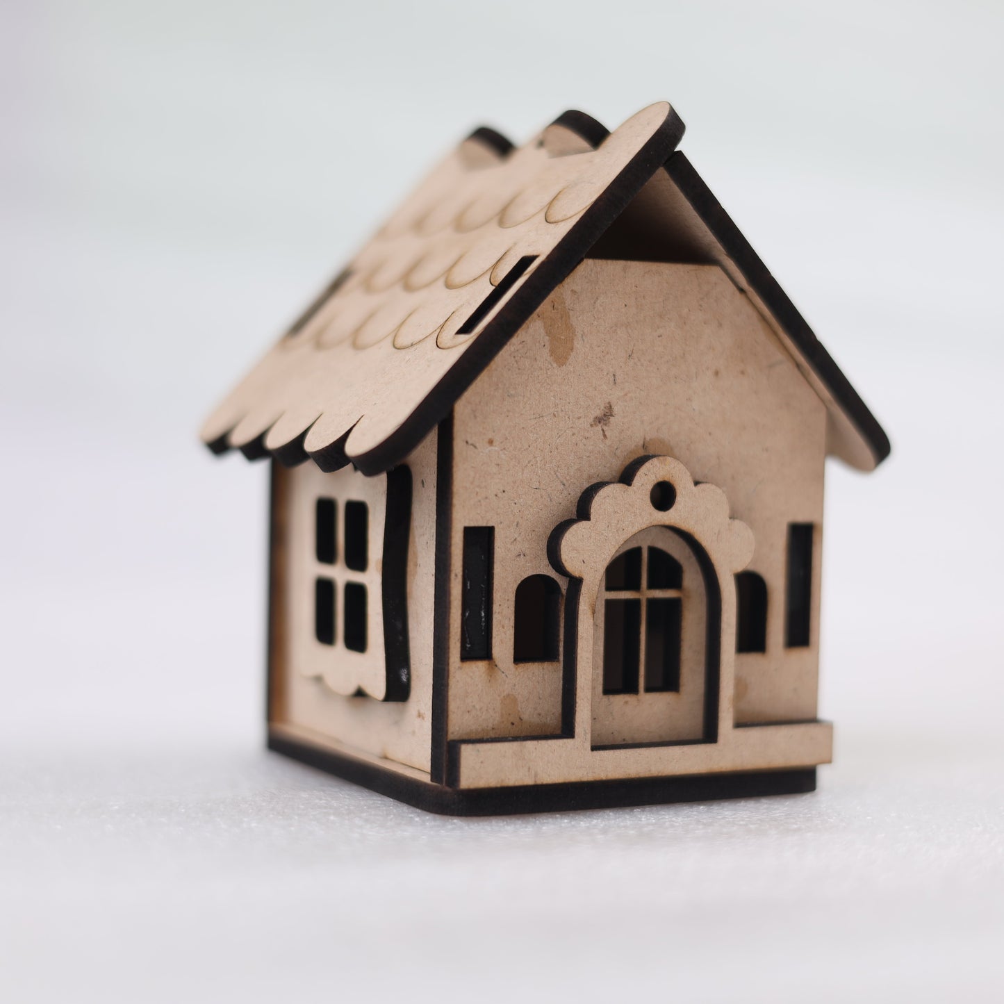 Laser Cut House Wooden Hut Decorative item for Home Decor and Craft