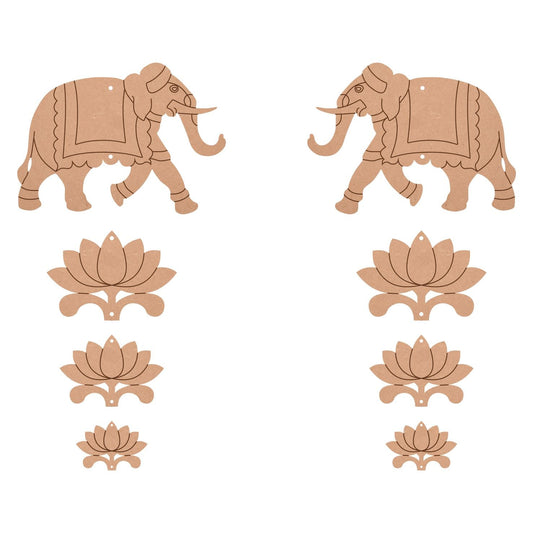 Pichwai Elephant Cutout