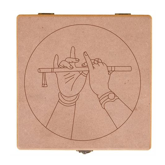 Krishna Flute Pre Marked MDF Box