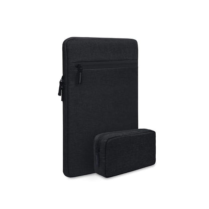 Premium Grey Laptop Sleeve & Organizer Pouch Set