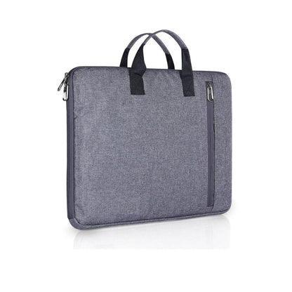 Laptop Sleeve Bag with Dual Handles & Front Zipper Pocket