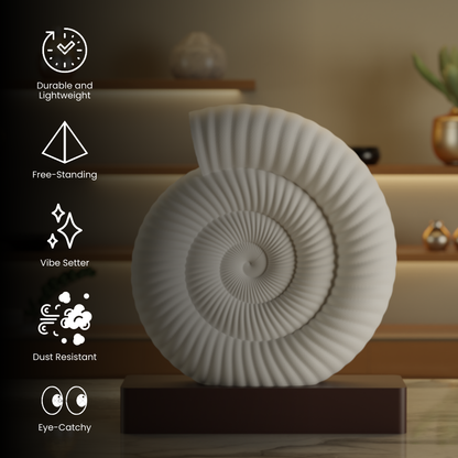 Fossilara Spiral Sculpture