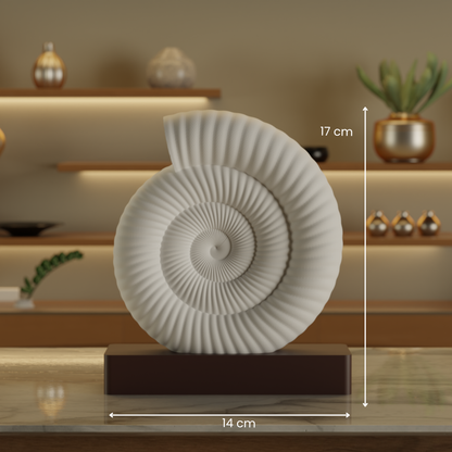 Fossilara Spiral Sculpture