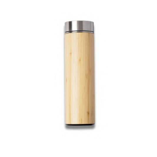 Bamboo Finish Stainless Steel Bottle(450ml)