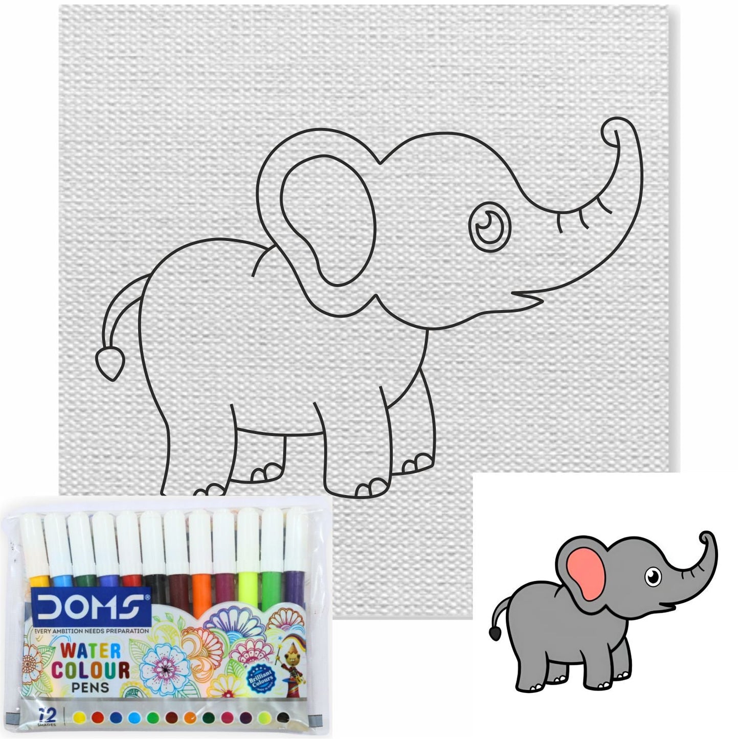 Elephant Canvas Kit