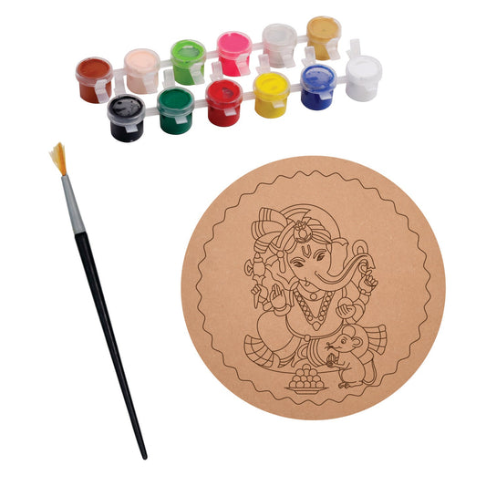 MDF Pre Marked ganesha Round Kit