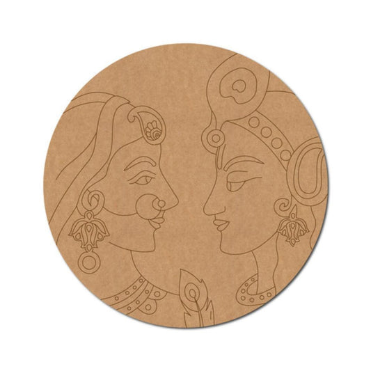 45.Krishna-Radha-Pre-Marked-Round-MDF-Design