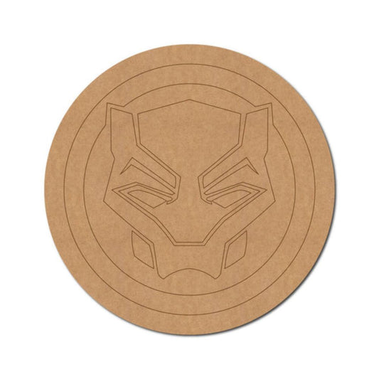 87.Black-Panther-Logo-Marvel-Avengers-Pre-Marked-MDF-Design