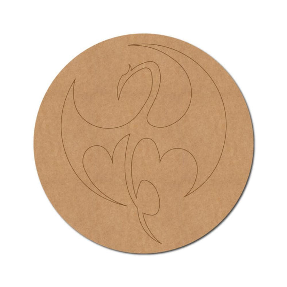 47.Iron-Fist-Logo-Marvel-Avengers-Pre-Marked-Round-MDF-Design