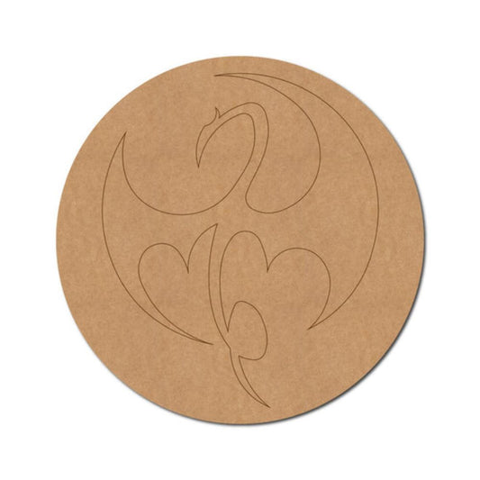 47.Iron-Fist-Logo-Marvel-Avengers-Pre-Marked-Round-MDF-Design