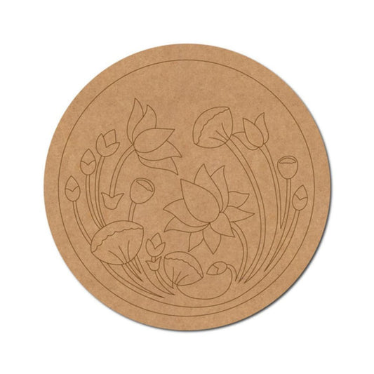 19.Madhubani-Pre-Marked-Round-MDF-Design