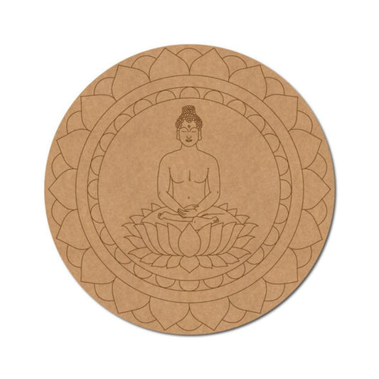 84.Buddha-Mandala-Pre-Marked-Round-MDF-Design