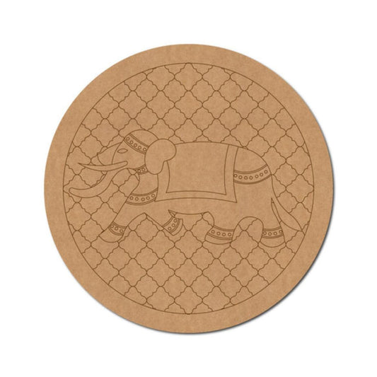 77Elephant-Pre-Marked-Round-MDF-Design