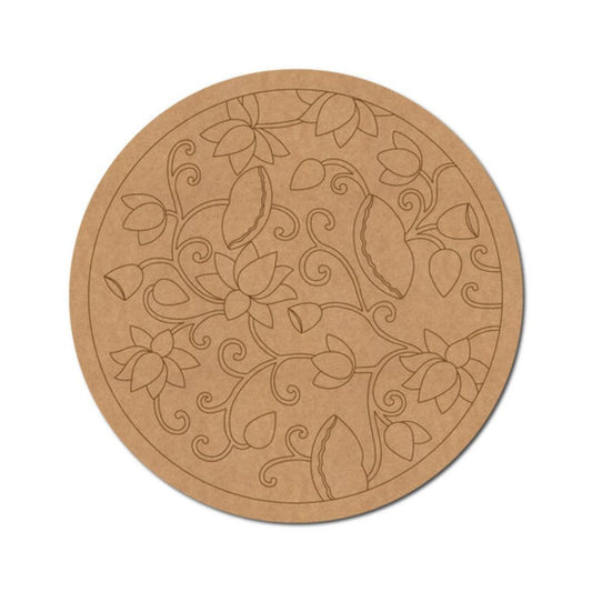18.Madhubani-Pre-Marked-Round-MDF-Design