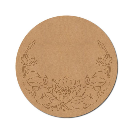 37.Lotus-Pre-Marked-Round-MDF-Design
