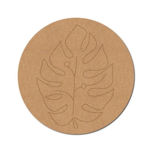41.Leaves-Pre-Marked-Round-MDF-Design
