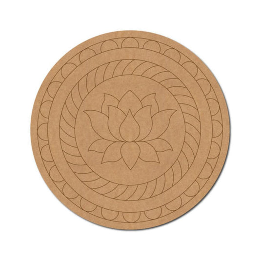 35.Lotus-Pre-Marked-Round-MDF-Design
