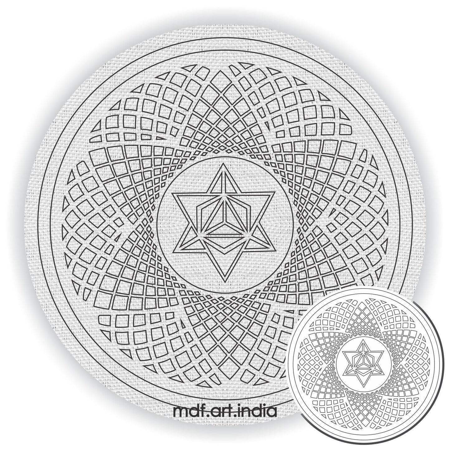 Mandala Round DIY Canvas