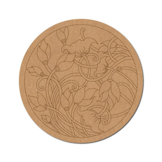 21.Madhubani-Pre-Marked-Round-MDF-Design