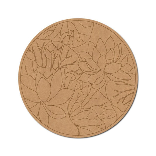 38.Lotus-Pre-Marked-Round-MDF-Design