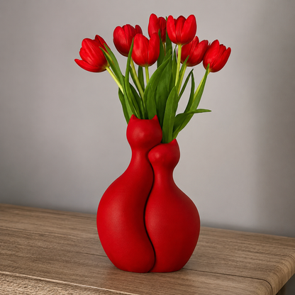 Cat Shape Decorative Vase
