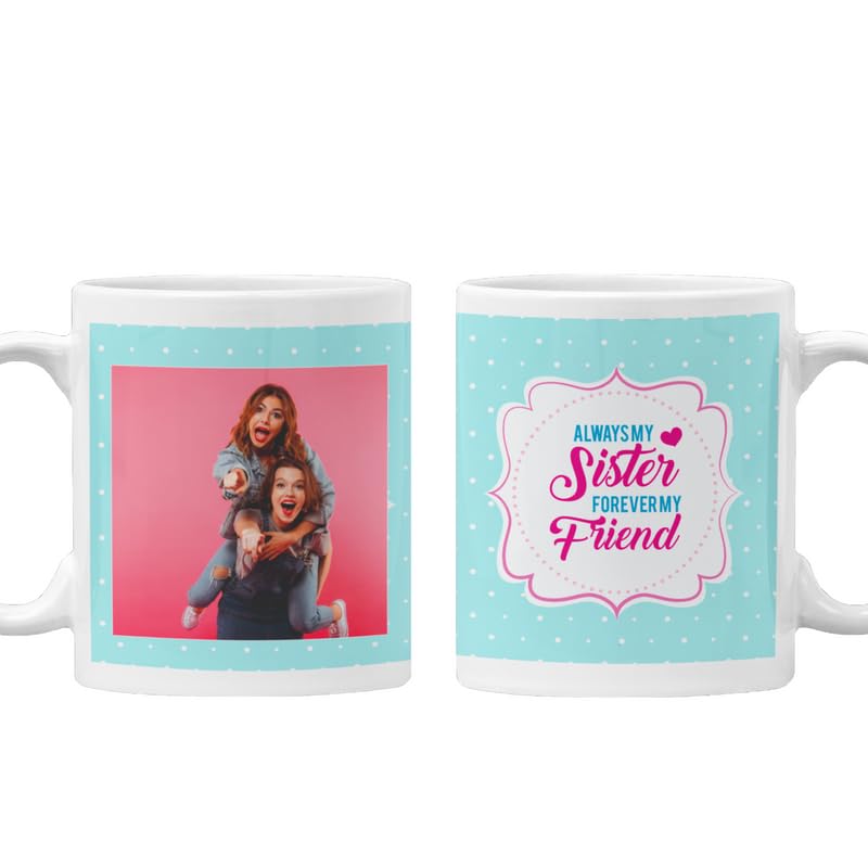 Printed ceramic sister mug personalized gifting idea