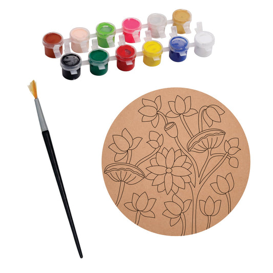 MDF Pre Marked Flower Round Kit