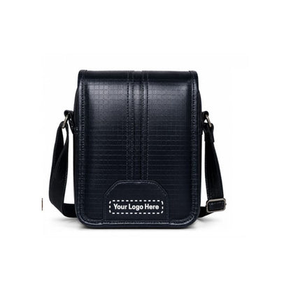 Premium Dark Brown Leather Messenger Bag