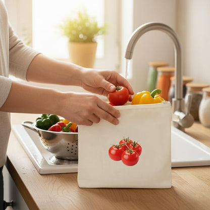 100% Cotton Reusable Vegetable Bags