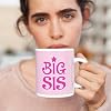 Personalized ceramic coffee mug for sister gift