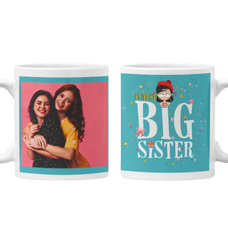 Custom printed coffee mug for sister special occasion gift