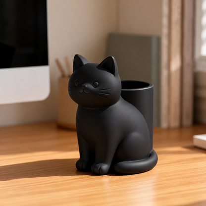 Cat Shape Pen Holder