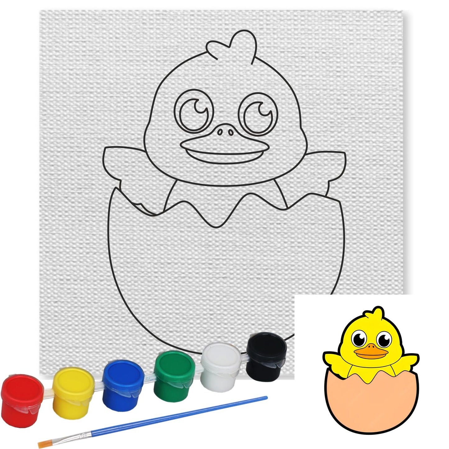 Baby Duck Canvas Kit