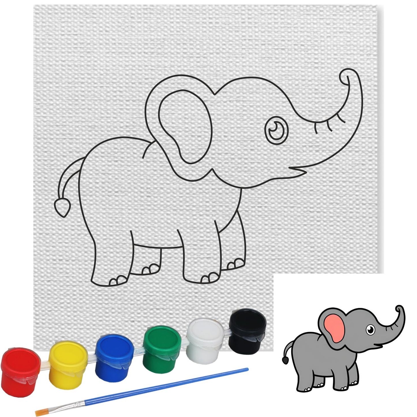 Elephant Canvas Kit