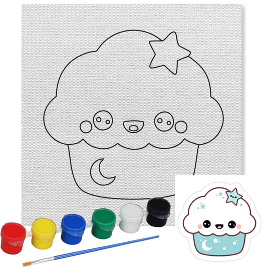 Cup Cake Canvas Kit