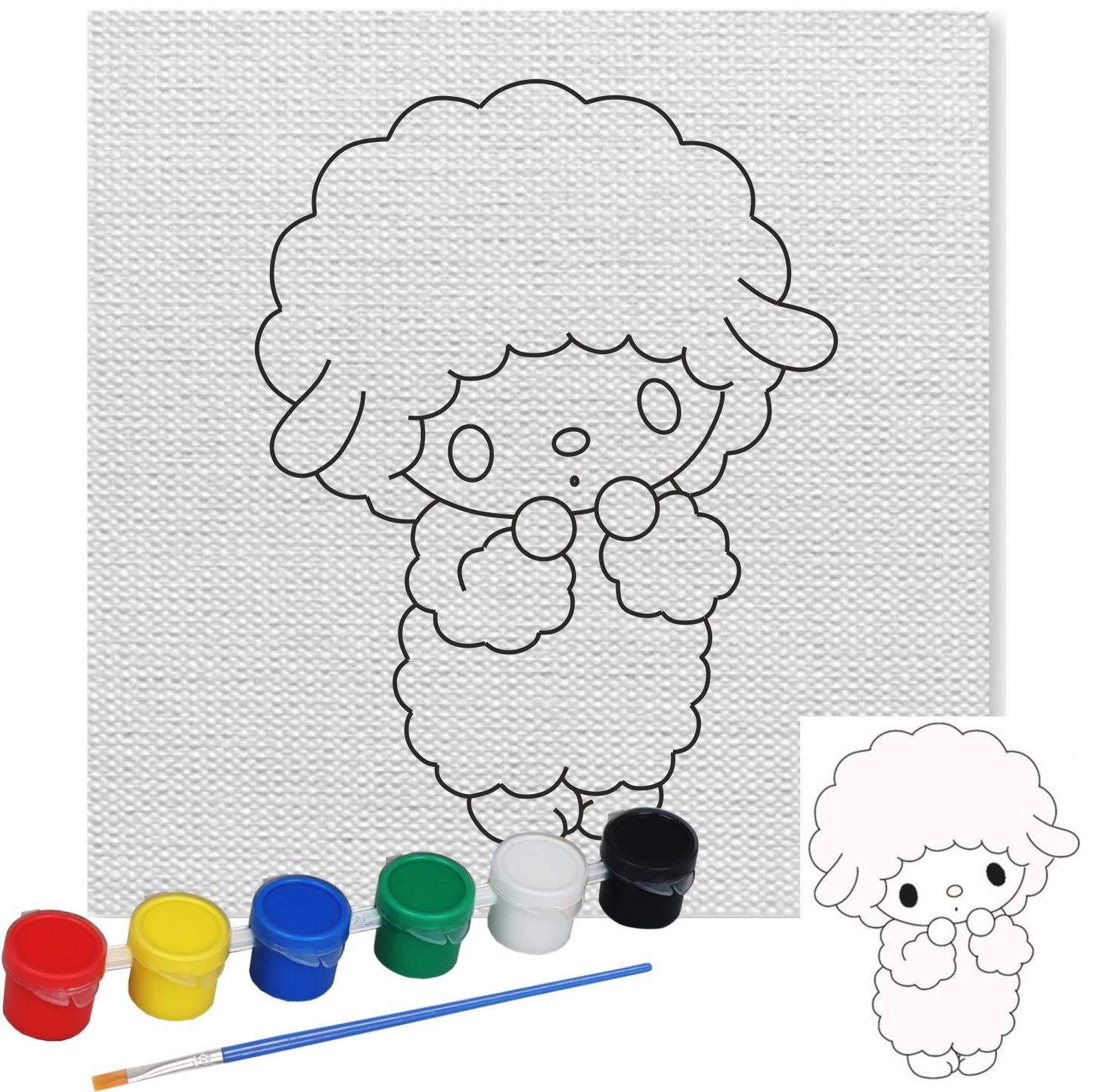 Sheep Canvas Kit