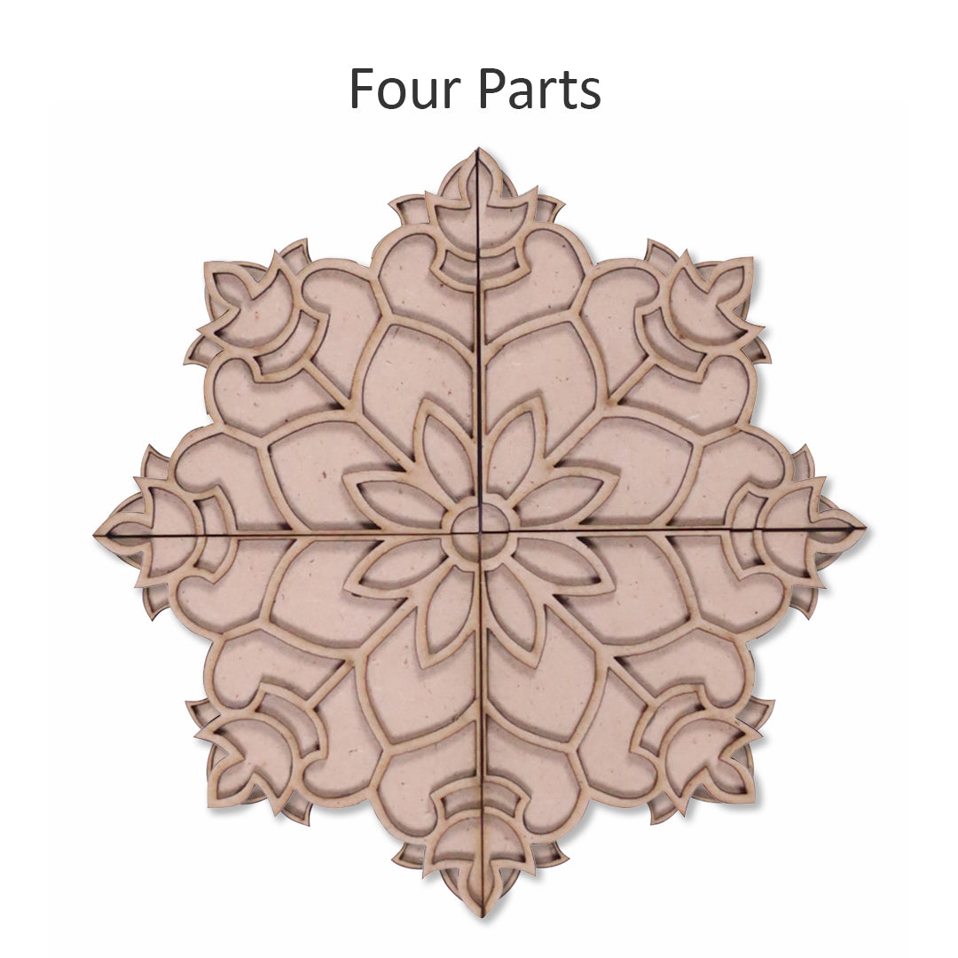 MDF Flowers Pulses Cutouts