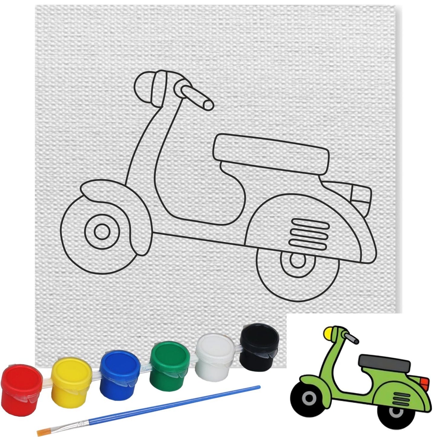 Scooter Canvas Kit