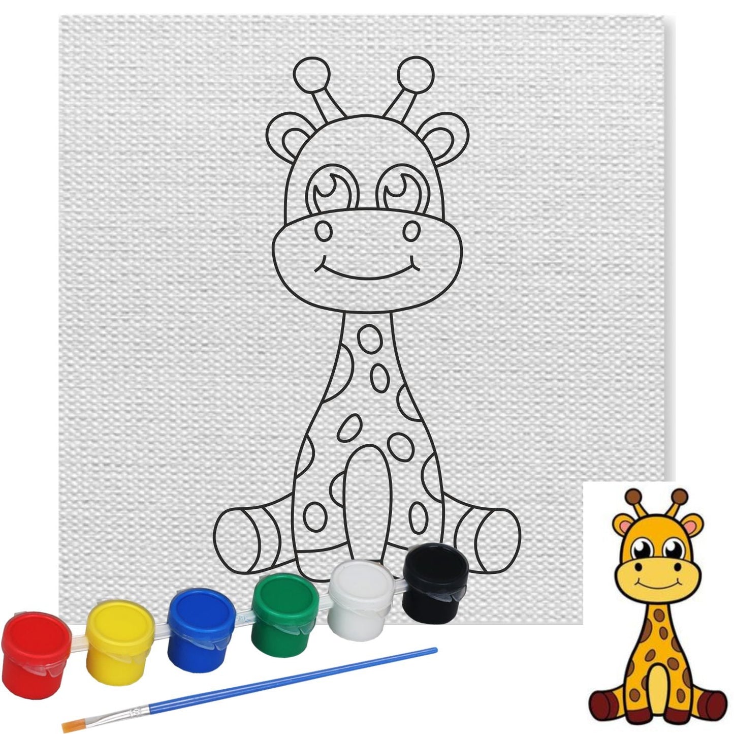 Giraffe Canvas Kit