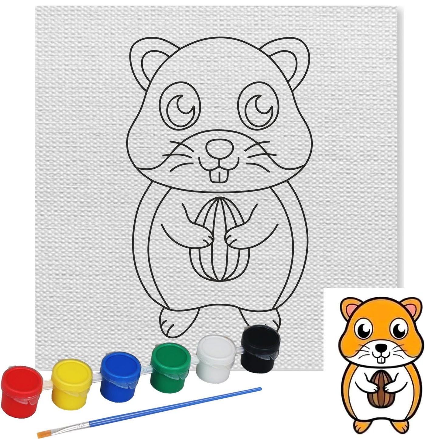 Squirrel Canvas Kit