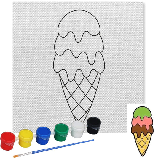 Ice Cream Canvas Kit