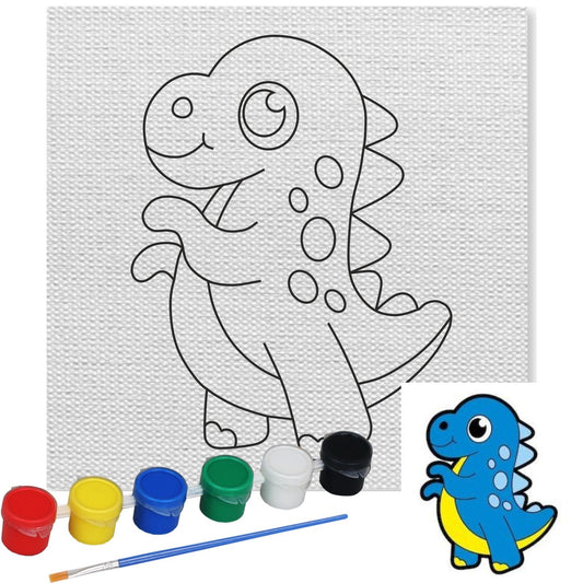 Mini dinosaur Canvas Kit