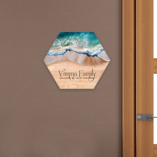 Ocean Home Name Plate