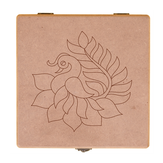 Peacock Pre Marked MDF Box